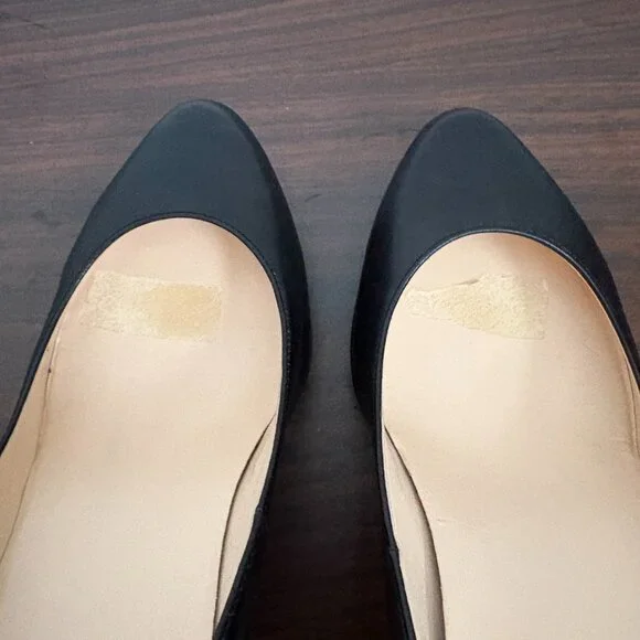 Cole Haan Women's Black Leather Heels Platform Pumps Size 7.5 - Picture 11 of 11